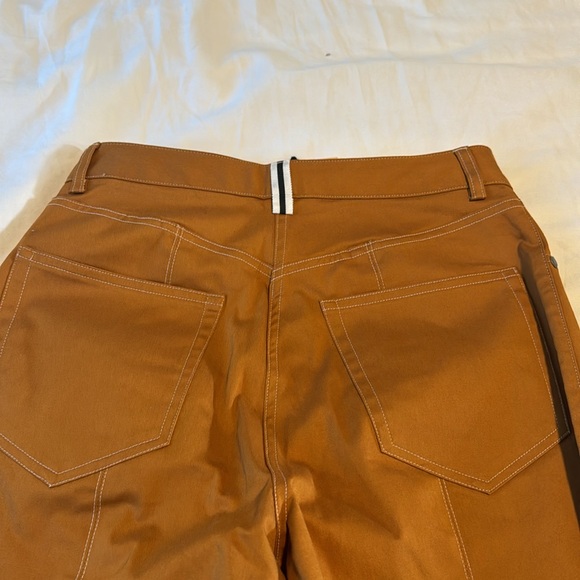 NWT La Ligne Caroline wide leg pants size tan cognac - Picture 5 of 8